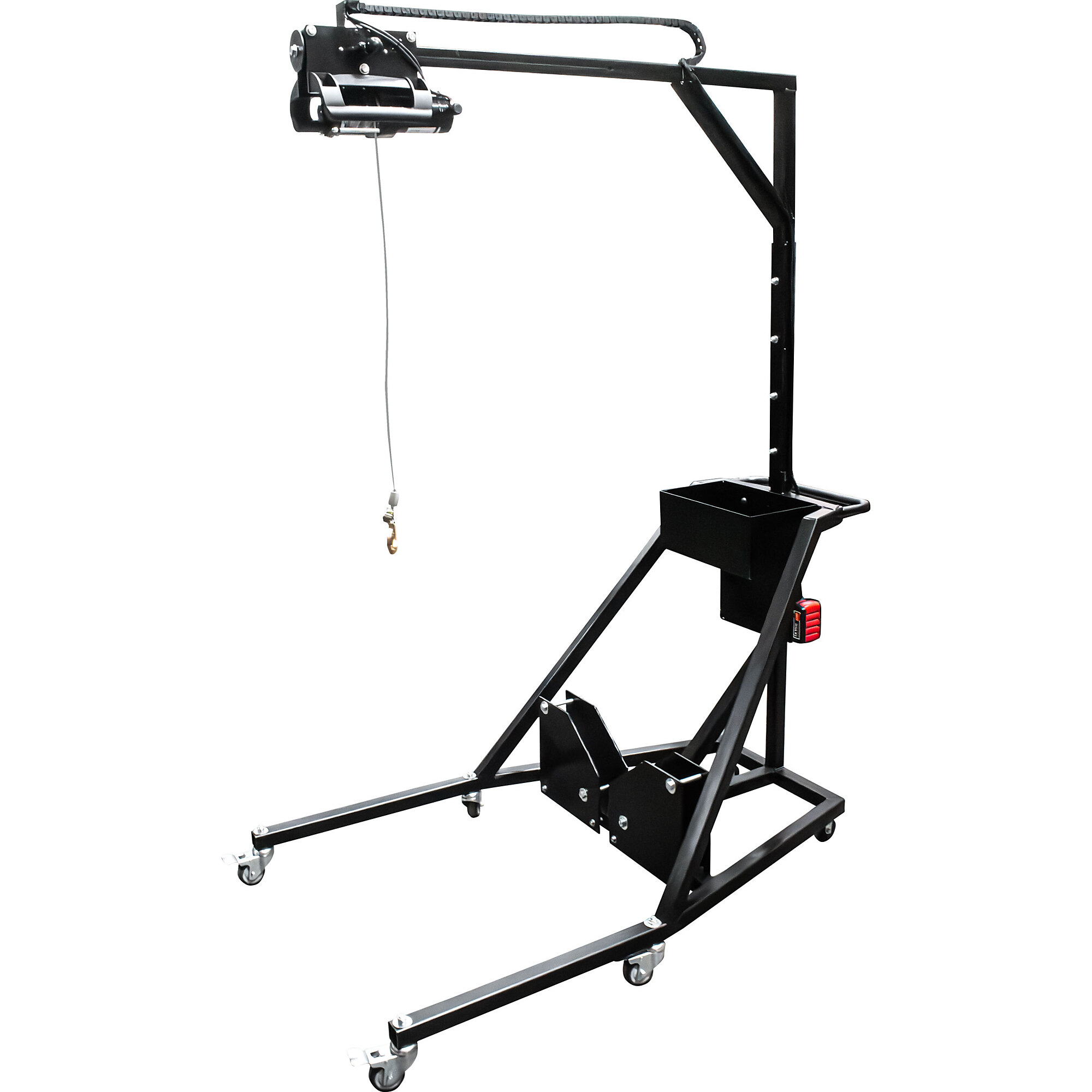 Encore Packaging Coil Lifter — Heavy-Duty, Locking Swivel Casters, Includes 2 Batteries and Charger, Model# EP-3565